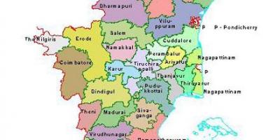 Karte von Chennai Tamil Nadu