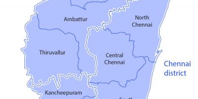 Chennai-limit-Karte