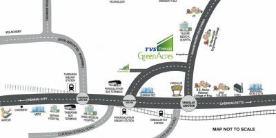 Karte von Chennai Perungalathur