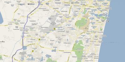 Route map Chennai