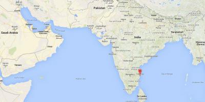Chennai, Indien-Karte anzeigen